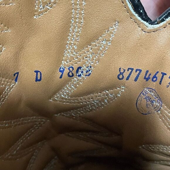 Vintage Red Wing Shoes Pecos Style 9805 Western Boots Sz 7D Made In USA - Picture 8 of 8